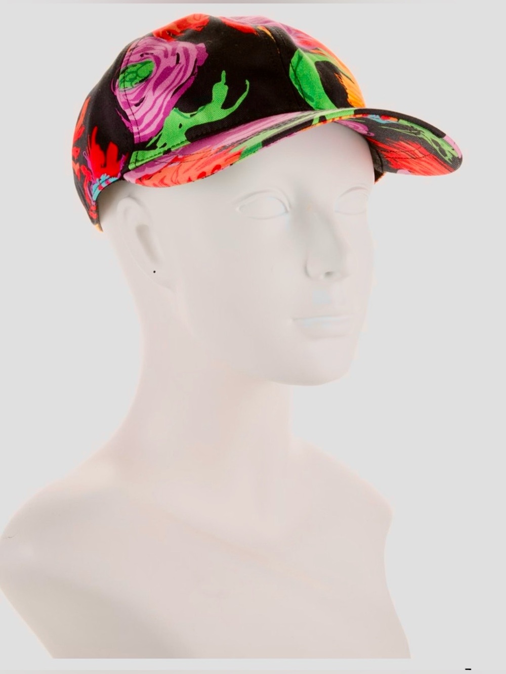 Gucci Hat Ken Scott Floral Theme GG Marmont Logo Black . Like New - Picture 2 of 14